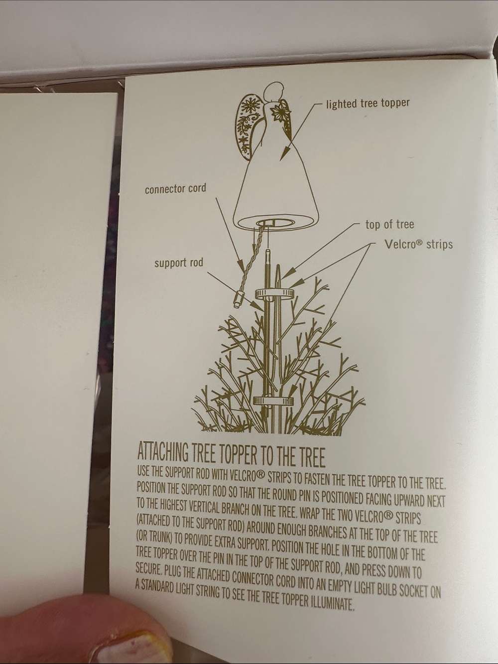 Handcrafted Angel Tree Topper - Picture 7 of 10